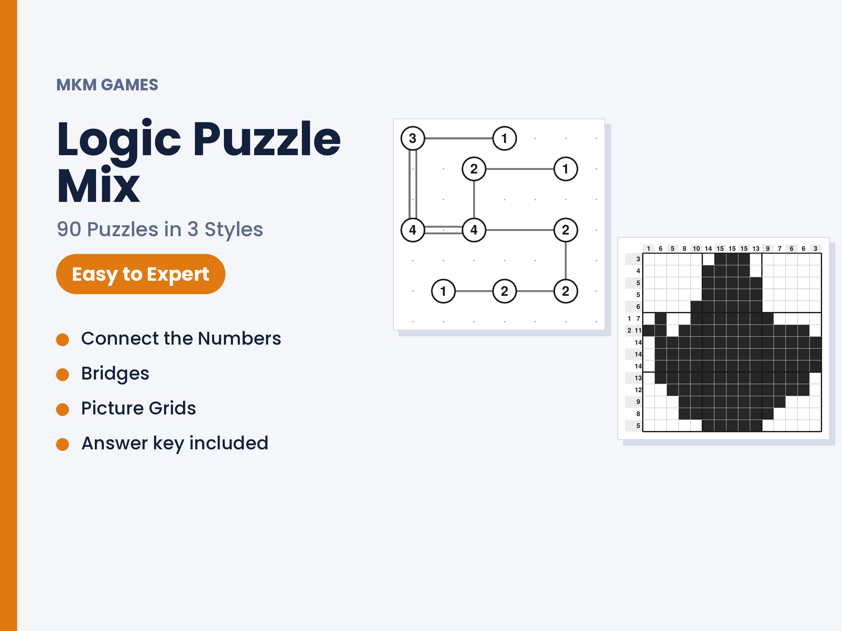 Logic Puzzle Mix puzzle book